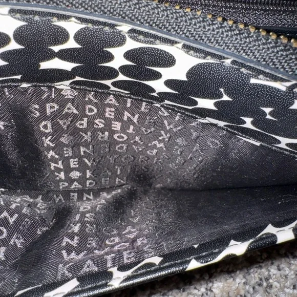 Kate Spade Black Wallet with Gold Zipper - Picture 12 of 13